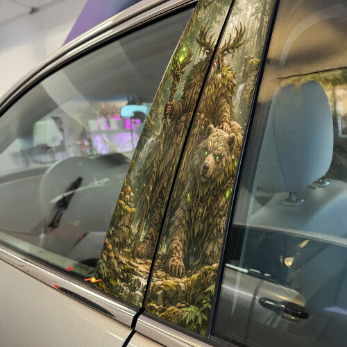 Druid Guardian Door Pillar Vinyl Decal Sticker_1