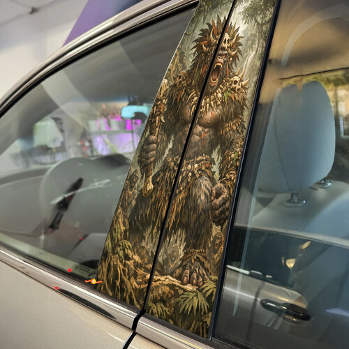 Primal Ape King Door Pillar Vinyl Decal Sticker