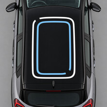 Open Capsules Roof Vinyl Decal Sticker for Citroen C3 2022-2026_2