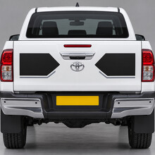 Inward Wings Tailgate Vinyl Decal Sticker for Toyota Hilux Double Cab 2016-2020 Pre-2020-Facelift_2