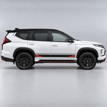 Rally Step Belt Side Vinyl Decal Sticker for Mitsubishi Pajero Sport 2019-2024 Facelift_2
