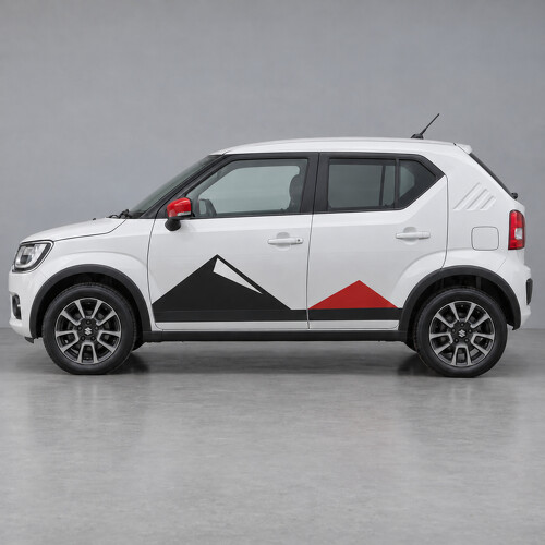 Twin Peak Terrace Side Vinyl Decal Sticker for Suzuki Ignis FF21S 2017-2020 Pre-Facelift