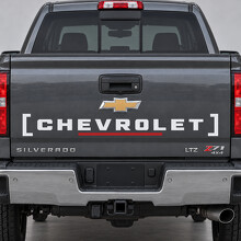 Bracket Type 1500 Tailgate Vinyl Decal Sticker for Chevrolet Silverado 2018_2