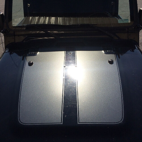 Jeep Wrangler TJ Vinyl 2 Piece Hood Sticker Decal TJ U PICK COLOR
