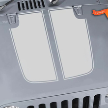 Jeep Wrangler TJ Vinyl 2 Piece Hood Sticker Decal TJ U PICK COLOR
 2