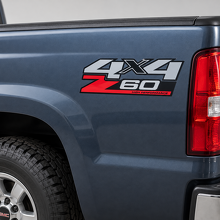 4x4 Z60 High Performance Bedside Vinyl Decal Sticker for GMC Sierra GMT900 2007-2013_2
