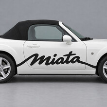 Open Script Side Vinyl Decal Sticker for Mazda MX-5 Miata 2006_2