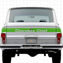 Cherokee Chief Stripe Tailgate Vinyl Decal for Jeep Cherokee 1981-83_3