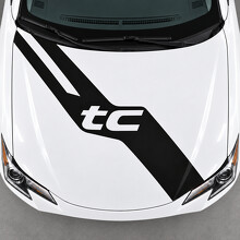 Open Letter Hood Sash Vinyl Decal Sticker for Scion tC 2014-2016 Facelift_2