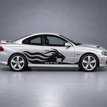 6.0 Goat Smoke Side Vinyl Decal Sticker for Pontiac GTO 2006_2