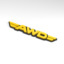AWD Twin Wings 3D Acrylic Badge_2