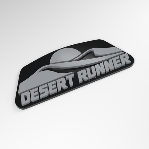 Desert Runner Dune 3D Acrylic Badge_1