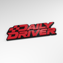 Daily Driver Checker 3D Acrylic Badge_3