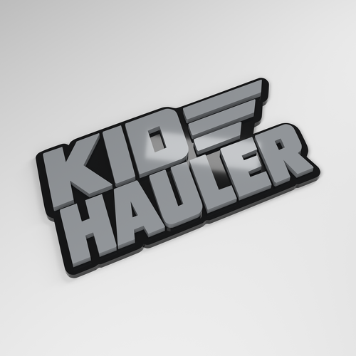 Kid Hauler 3D Acrylic Car Badge_1