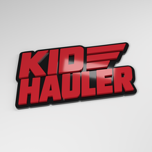 Kid Hauler 3D Acrylic Car Badge_3