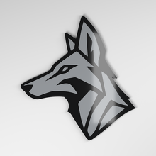 Coyote 3D Acrylic Car Badge_4