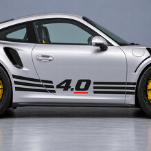 Flat Six Flow GT3 RS Side Vinyl Decal Sticker for Porsche 911 2016_2