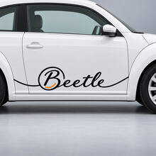 Roundel Script Side Vinyl Decal Sticker for Volkswagen Beetle 2013_2