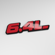 6.4L 3D Acrylic Car Badge_3