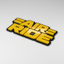 Air Ride 3D Acrylic Car Badge_2