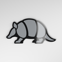 Armadillo 3D Acrylic Car Badge_4
