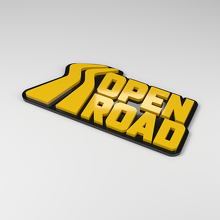 Open Road 3D Acrylic Car Badge_2