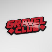 Gravel Club 3D Acrylic Car Badge_3
