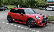  John Cooper Works Side Stripes Vinyl Decal Kit for Mini Cooper R56 F56 _3