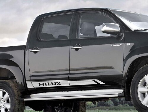 Branded Side Stripes Vinyl Decal Kit for Toyota Hilux SR5