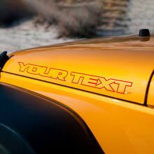 Lettering Hood Vinyl Decal for Jeep Wrangler_3