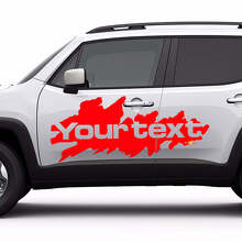Mud Splash Side Vinyl Decals for Jeep Renegade_3