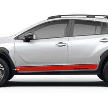 Side Doors Stripes Rocker Panel for Subaru Crosstrek Vinyl Decals Stickers Graphics 2 colours
 2