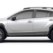 Side Doors Stripes Rocker Panel for Subaru Crosstrek Vinyl Decals Stickers Graphics 2 colours
 3