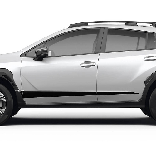 Double Side Stripes Vinyl Decal Kit for Subaru Crosstrek 