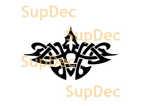 Tribal Ornamental Crest Vinyl Decal For Cars