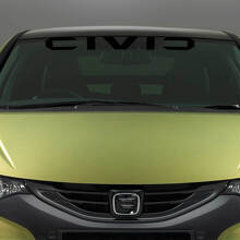 Civic Lettering Windshield Vinyl Decal for Honda Civic_2