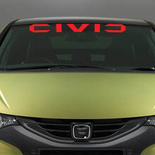 Civic Lettering Windshield Vinyl Decal for Honda Civic_3
