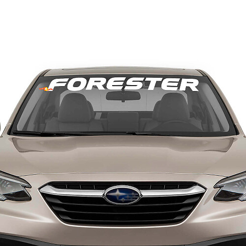 Brand Lettering Windshield Vinyl Decal For Subaru Forester