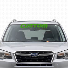 Custom Text Windshield Vinyl Decal for Suba Forester_3