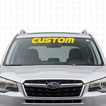 Custom Text Windshield Vinyl Decal for Suba Forester_5