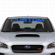 Custom Windshield Banner Vinyl Decal for Suba Impreza_2