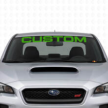 Custom Windshield Banner Vinyl Decal for Suba Impreza_3