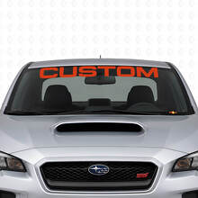 Custom Windshield Banner Vinyl Decal for Suba Impreza_4