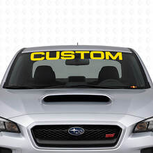 Custom Windshield Banner Vinyl Decal for Suba Impreza_5