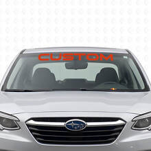 Custom Lettering Windshield Banner Vinyl Decal for Suba Legacy_4