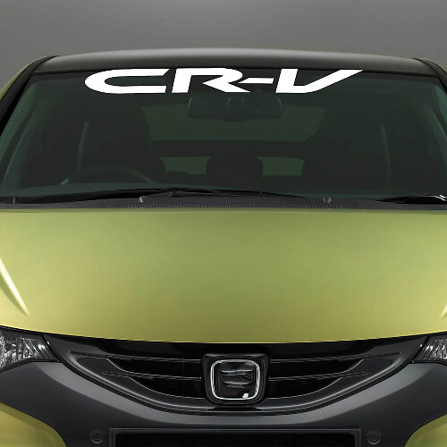 CR-V Logo Windshield Banner Vinyl Decal for Honda CR-V
