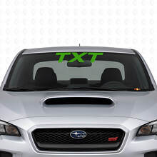 Custom Windshield Lettering Vinyl Decal for Suba WRX_3