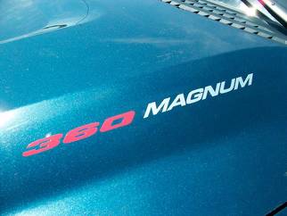 360 MAGNUM - DECALS Sticker Hood Fender Tailgate emblem style logo Dodge Ram