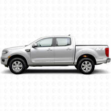 Custom 4x4 Side Stripes Vinyl Decals Kit for Musclecar Ranger_5