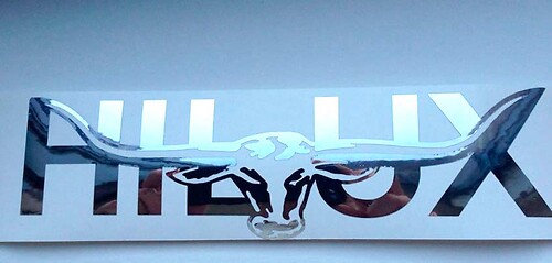 1PC longhorn hilux 900mm graphic Vinyl sticker for TOYOTA HILUX decals badges detailing sticker
